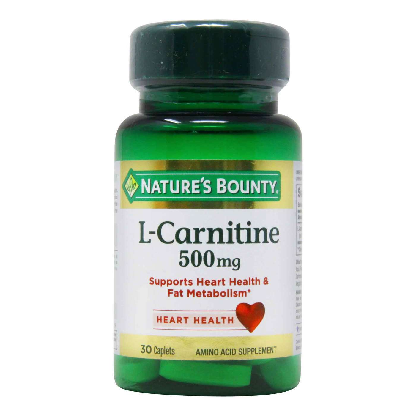 NATURES BOUNTY L-CARNITINE 500MG 30CAP