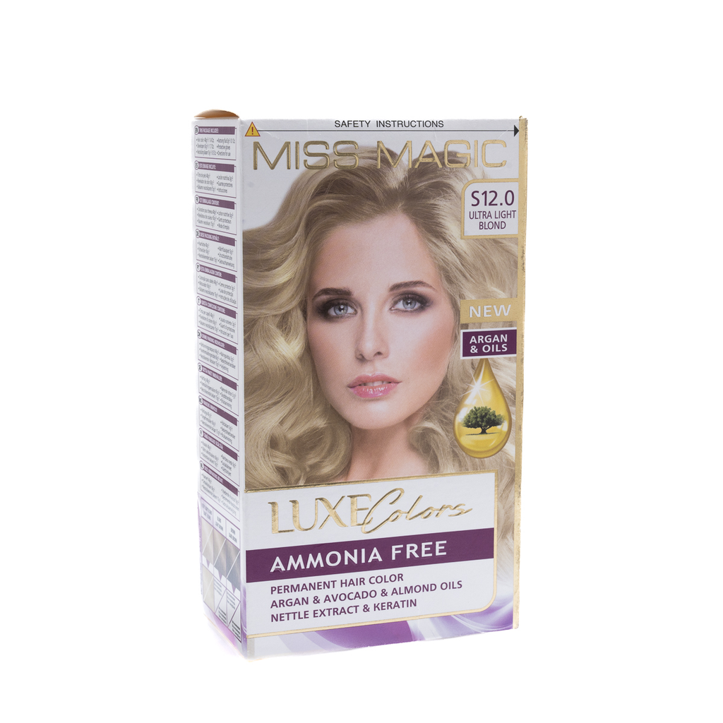LUXE HAIR COLOR MISS MAGIC S 12.0-ULTRA LIGHT BLOND