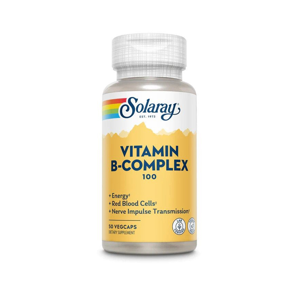 SOLARAY VITAMIN B-COMPLEX 100MG 50 VEGCAPS