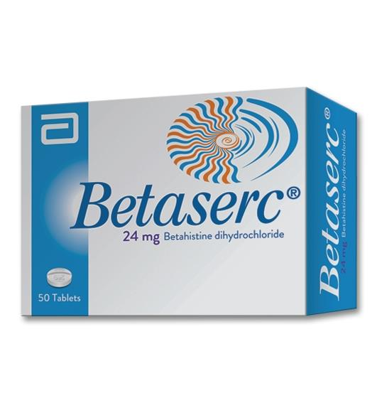 BETASERC 24MG 60 TAB