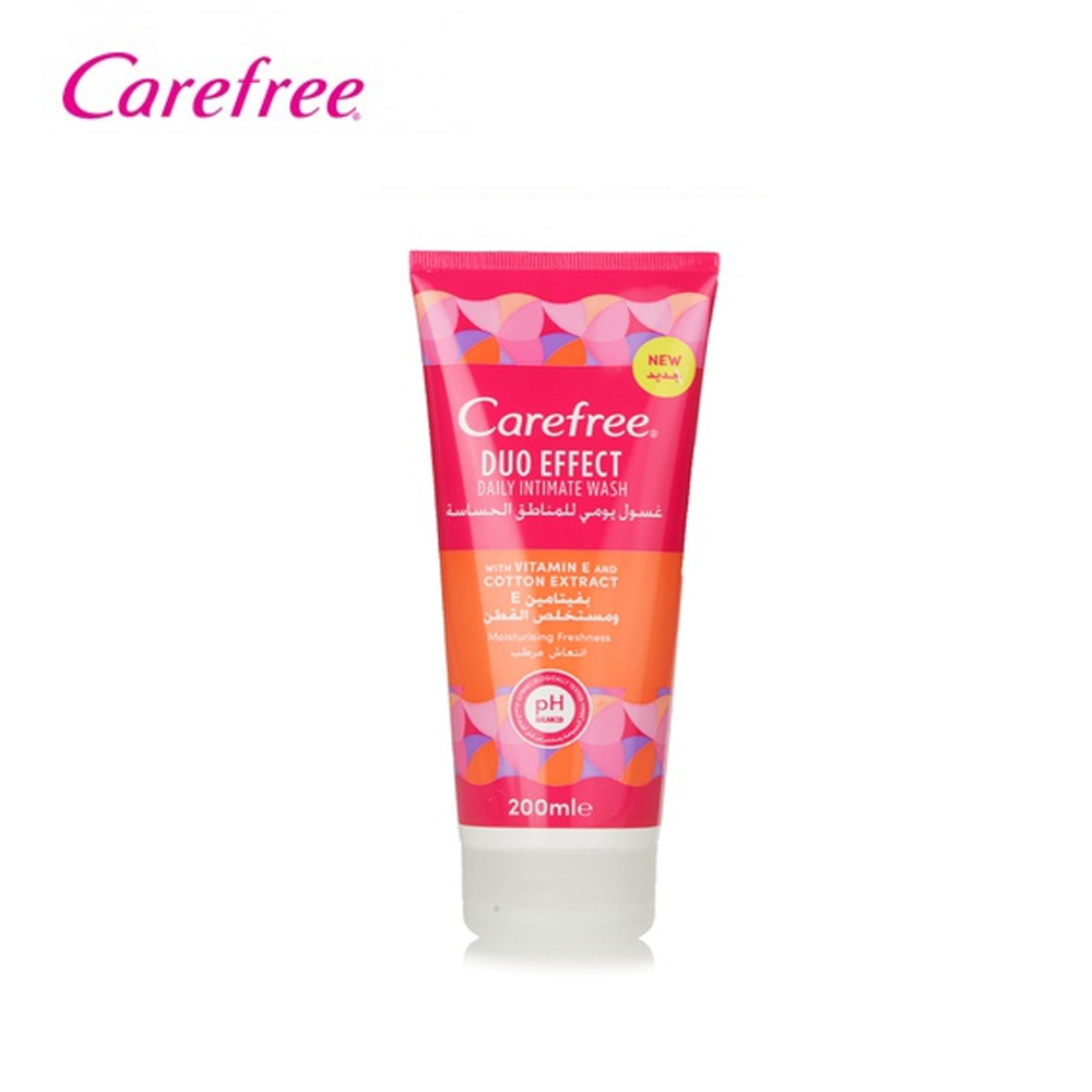 CAREFREE INTIMATE WASH VIT-E & COTTON EXT. 200ML