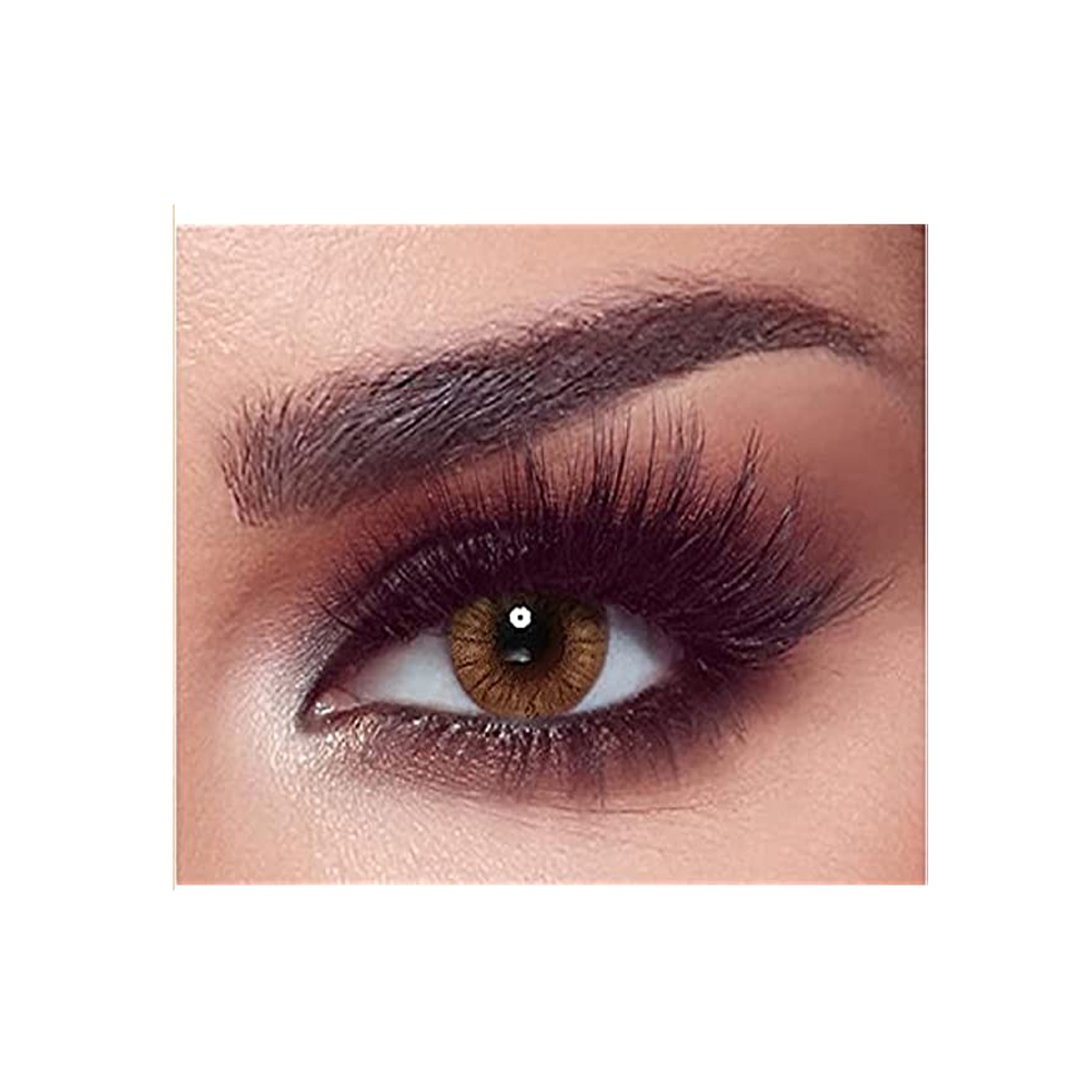 BELLA ONE DAY COLOR CONTACT LENSES ALMOND BROWN