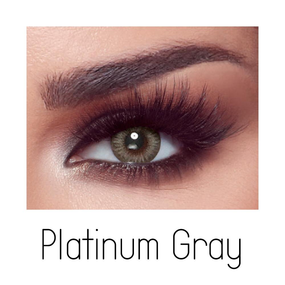 BELLA ONE DAY COLOR CONTACT LENSES PLATINUM GRAY