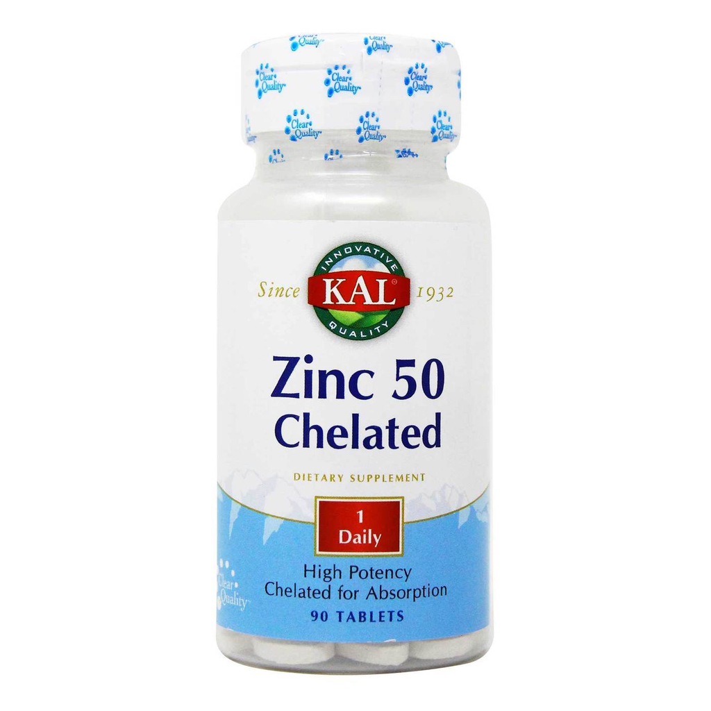 KAL ZINC 50MG CHELATED 90TAB