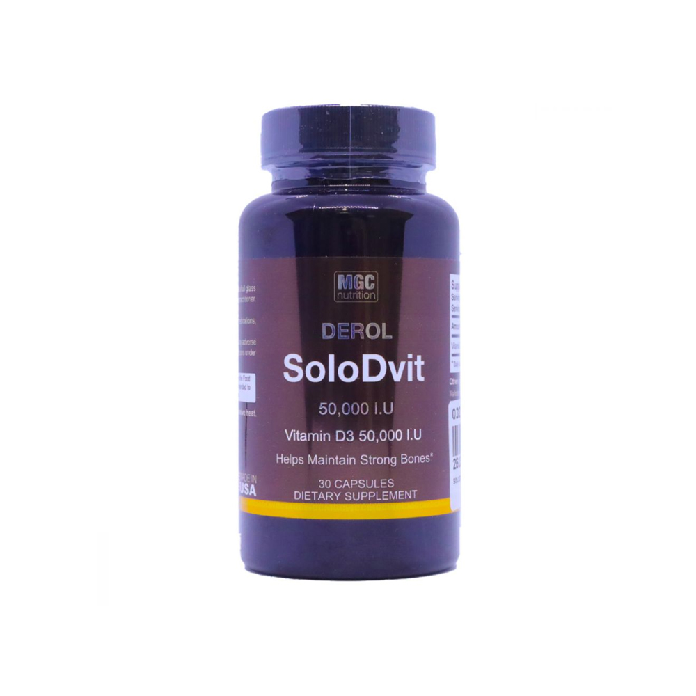 SOLODVIT VIT-D3 50,000 IU 30CAP