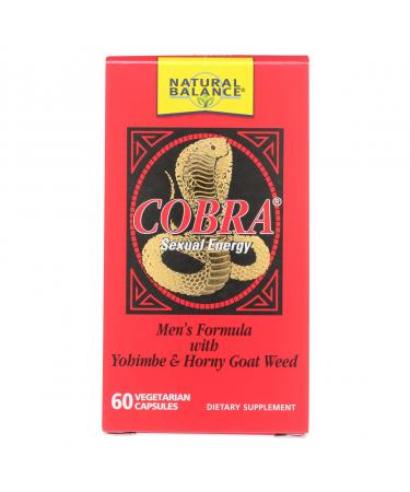 COBRA SEXUAL ENERGY MENS FORMULA 30 VEGCAPS