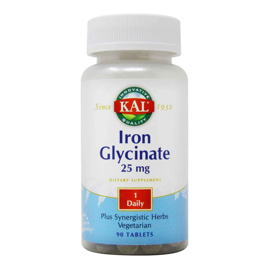 KAL IRON GLYCINATE 25MG 90TAB