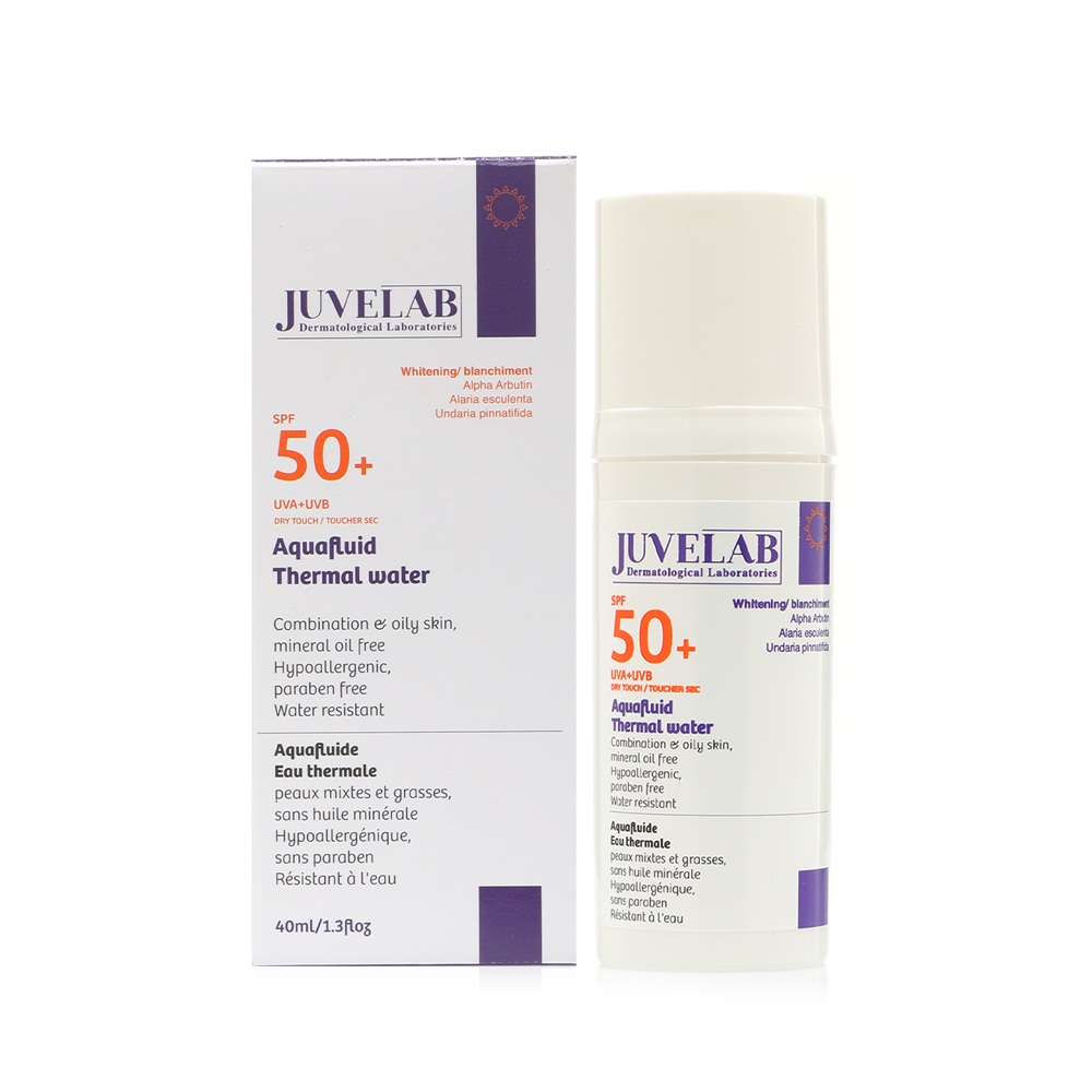 JUVELAB SPF50+ AQUAFLUID WHITENING CREAM 40ML