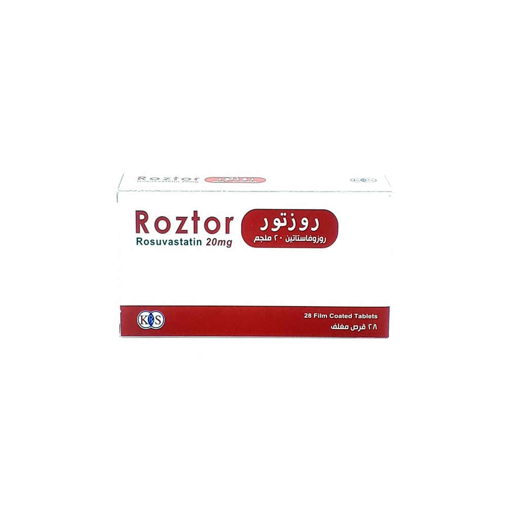 ROZTOR 20MG 28 TABLETS