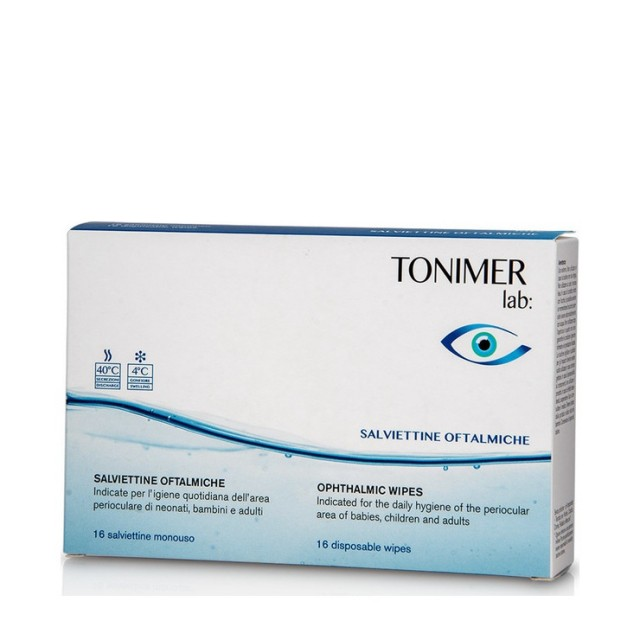 TONIMER EYE OPHTHALMIC 16 WIPES