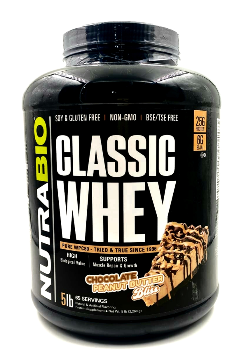 NUTRABIO CLASSIC WHEY CHOCOLATE PEANUT BUTTER BLISS 2.268G