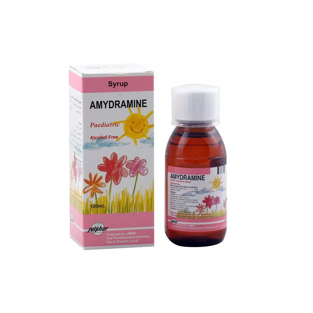 AMYDRAMINE PAEDIATRIC SYRUP 120ML