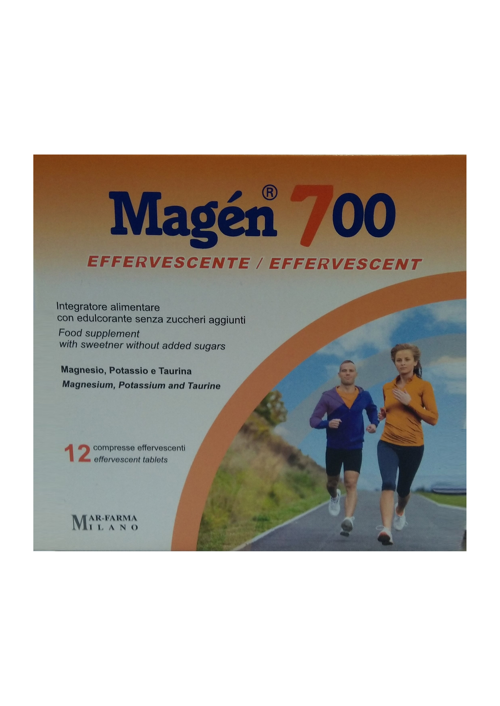 MAGEN 700 12 EFFERVESCENT TABLET