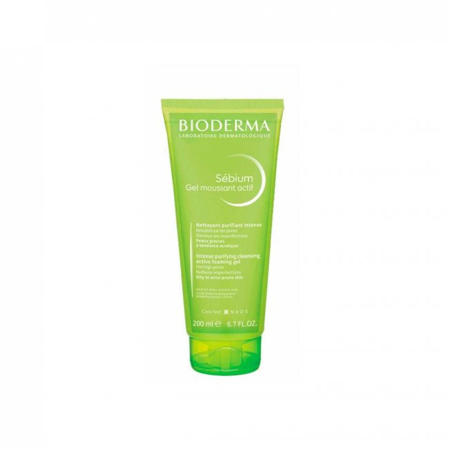 BIODERMA SEBIUM GEL MOUSSANT ACTIF 200ML