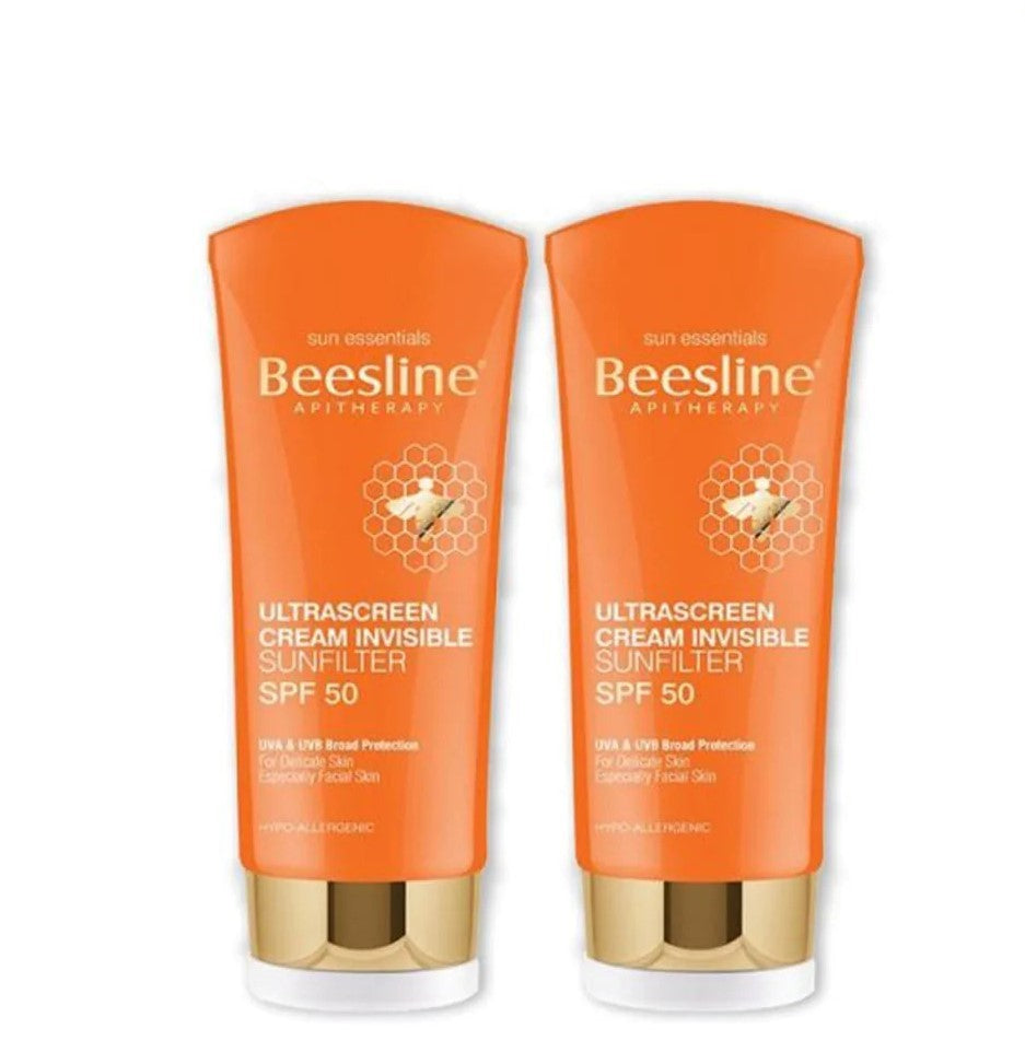 BEESLINE OFFER ULTRASCREEN INVISIBLE SPF50 CREAM 60ML (1+1)