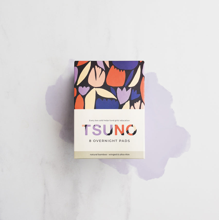 TSUNO OVERNIGHT PADS 8 PCS