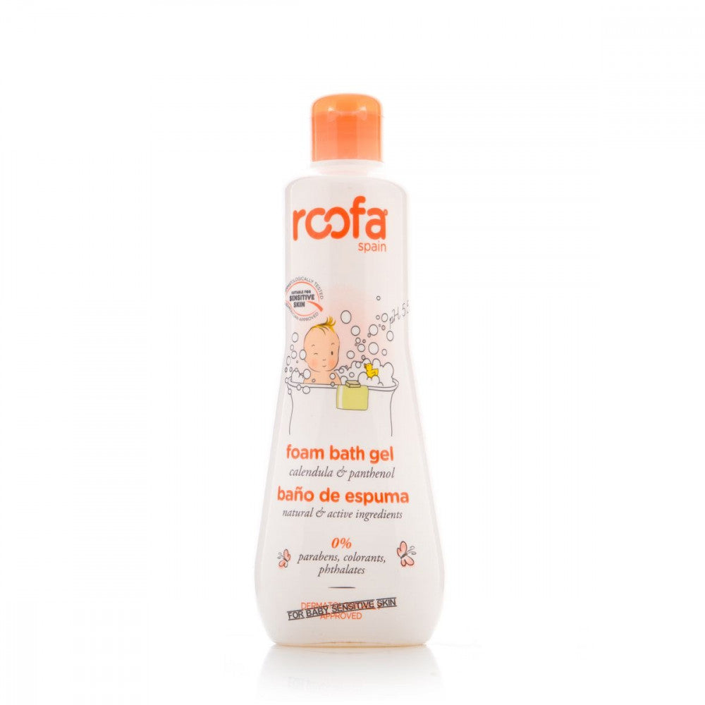 Roofa Calendula & Panthenol Foam Bath Gel 300ml