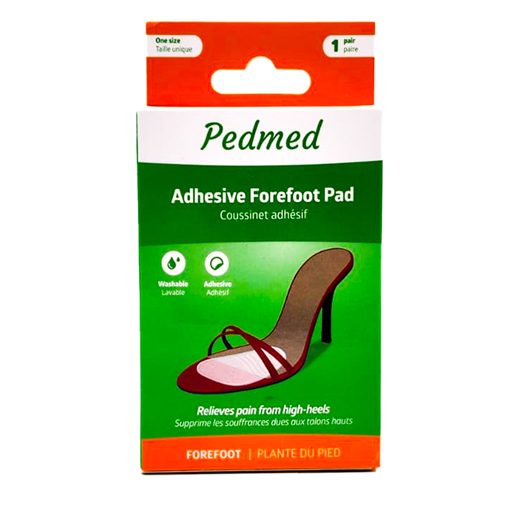 PEDMED ADHESIVE FOREFOOT PAD 1 PAIR ONE SIZE (F-00073-00CPZ)