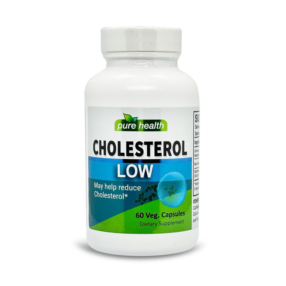 PURE HEALTH CHOLESTEROL LOW 60 VEG CAPSULES