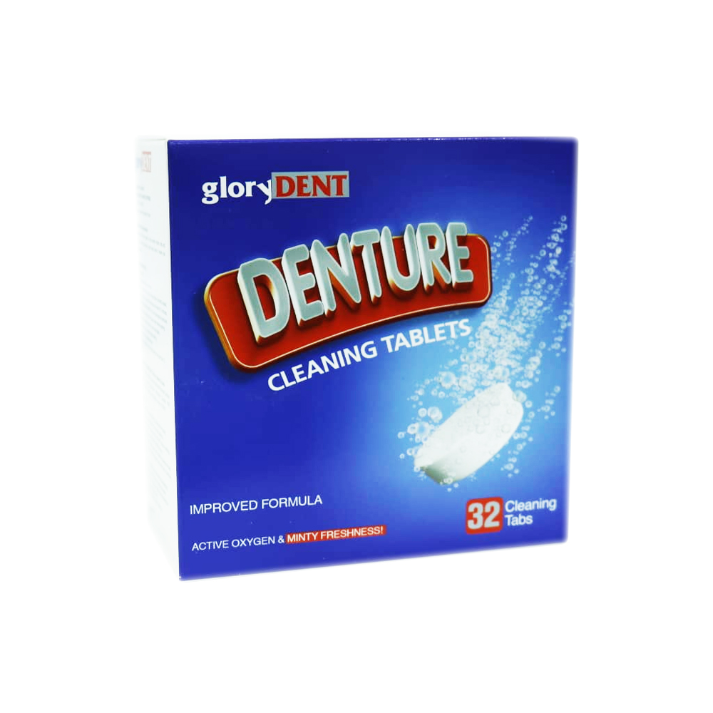 GLORY DENTURE CLEANING 32 TABLETS