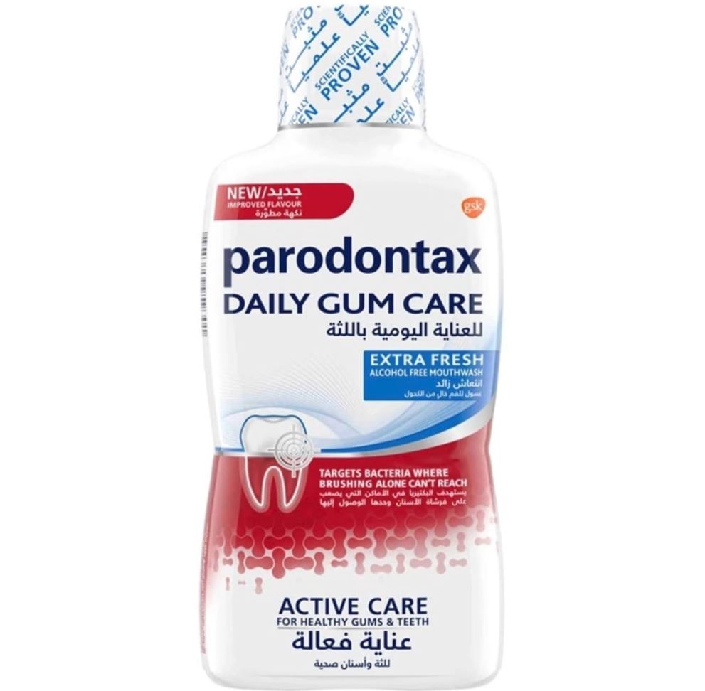 PARODONTAX DAILY GUM CARE EXTRA FRESH MOUTHWASH 500ML