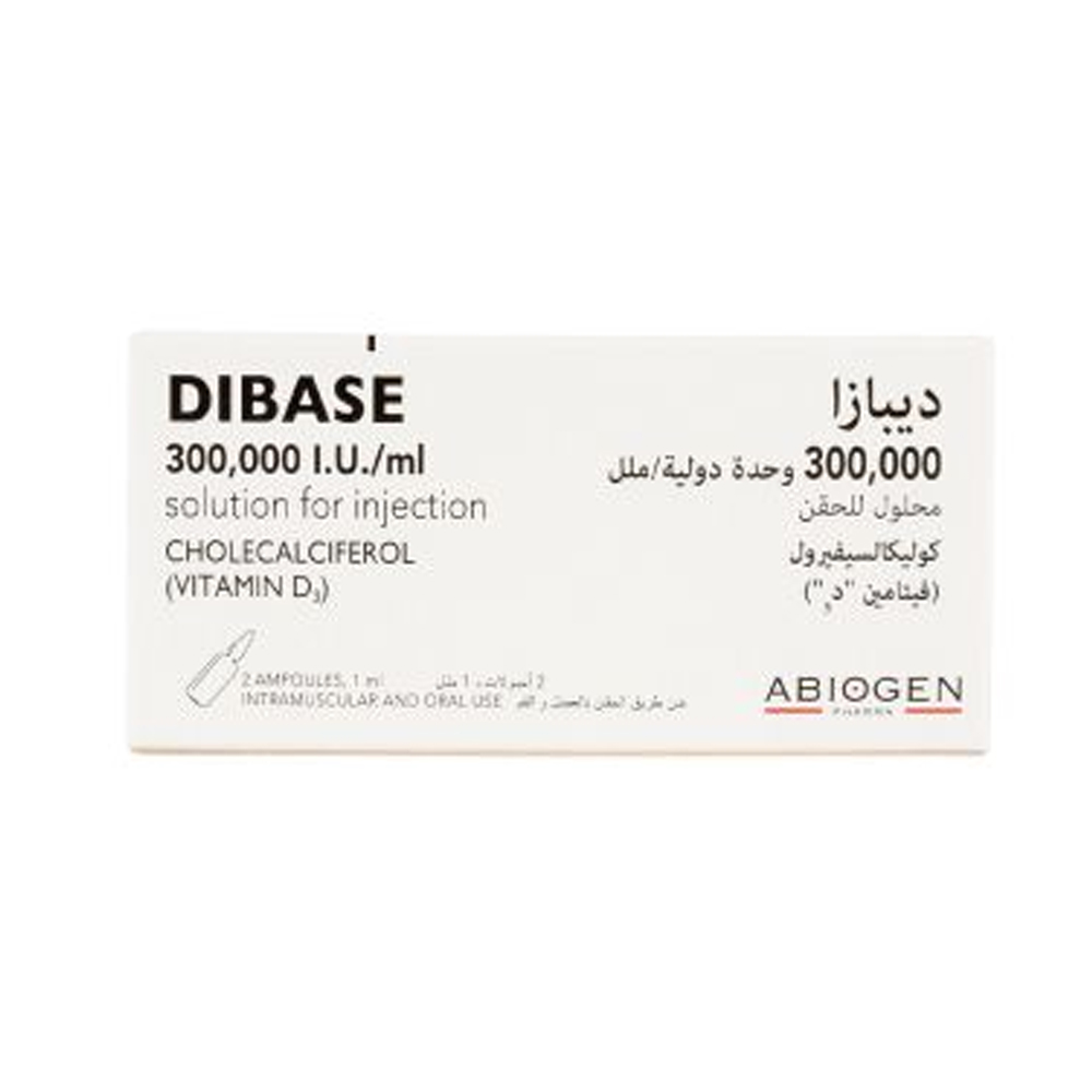 DIBASE INJECTION 300,000 I.U./ML 1ML 2 AMP