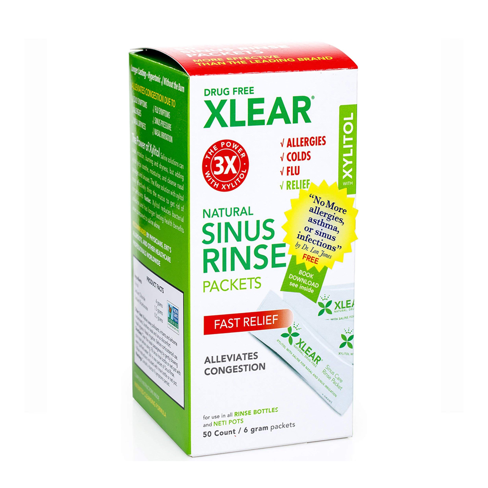 XLEAR NATURAL SINUS RINSE 6GM X 50 PACKETS