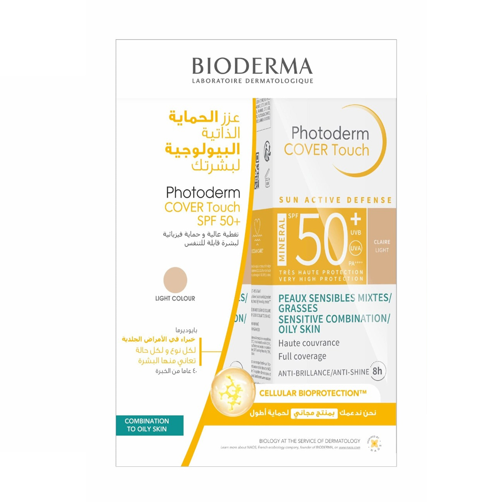 BIODERMA PHOTODERM COVER TOUCH SPF50+ CLAIRE LIGHT (1+1) 40G