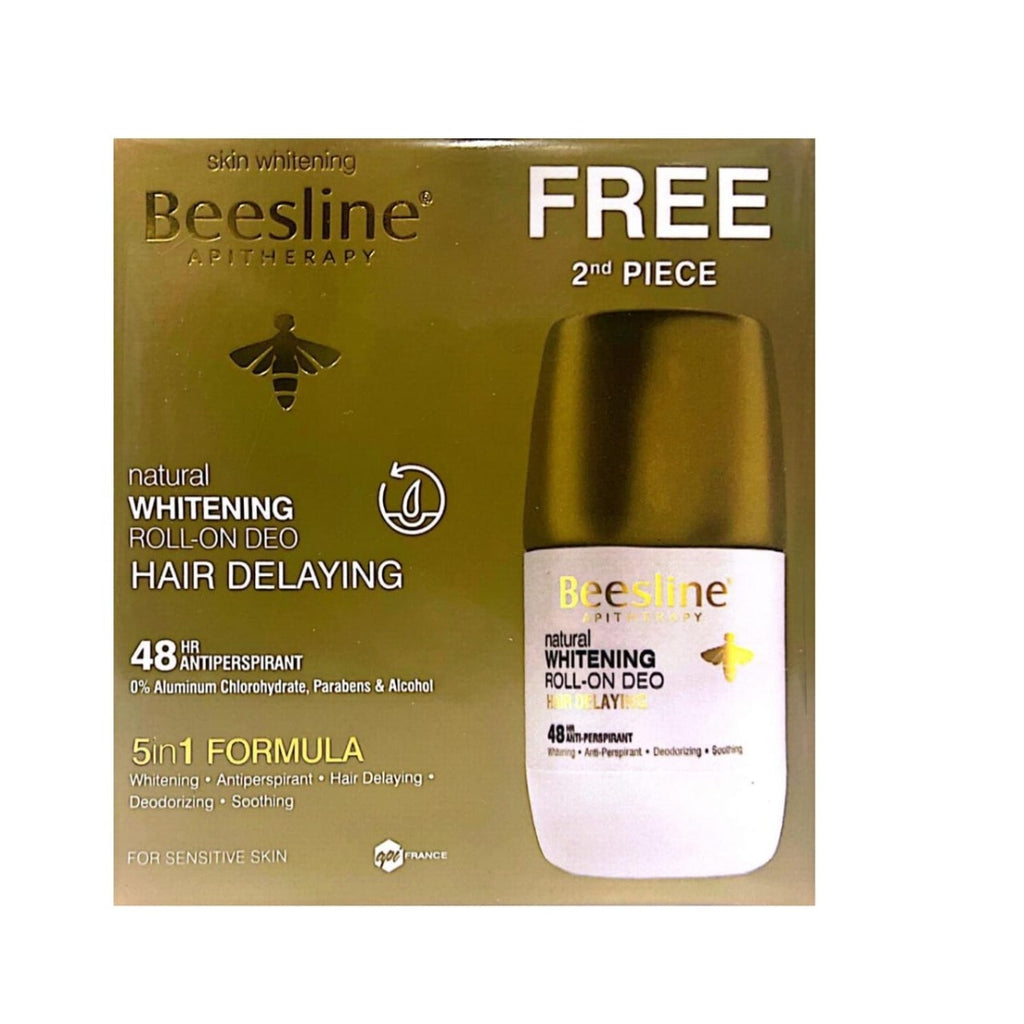 BEESLINE OFFER-WHITENING ROLL ON DEO 48H HAIR DELAYING(1+1)