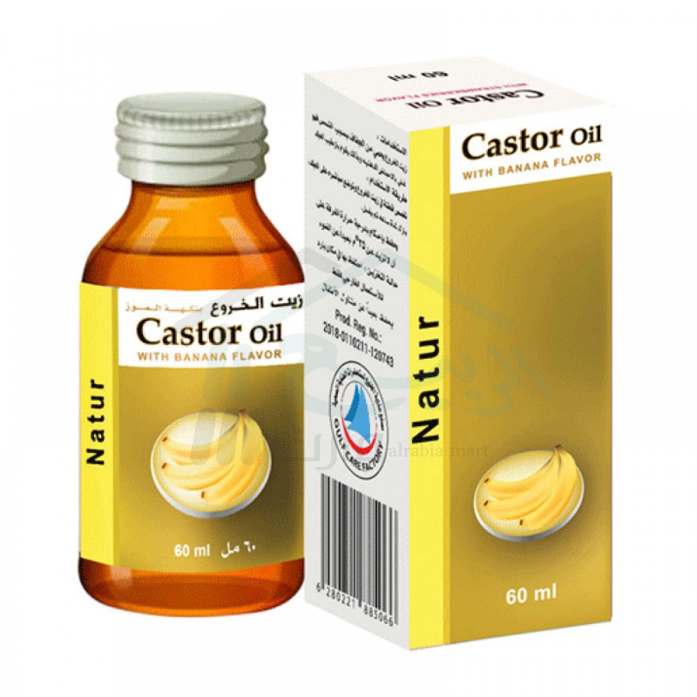 NATUR CASTOR OIL BANANA FLAVOR 60ML