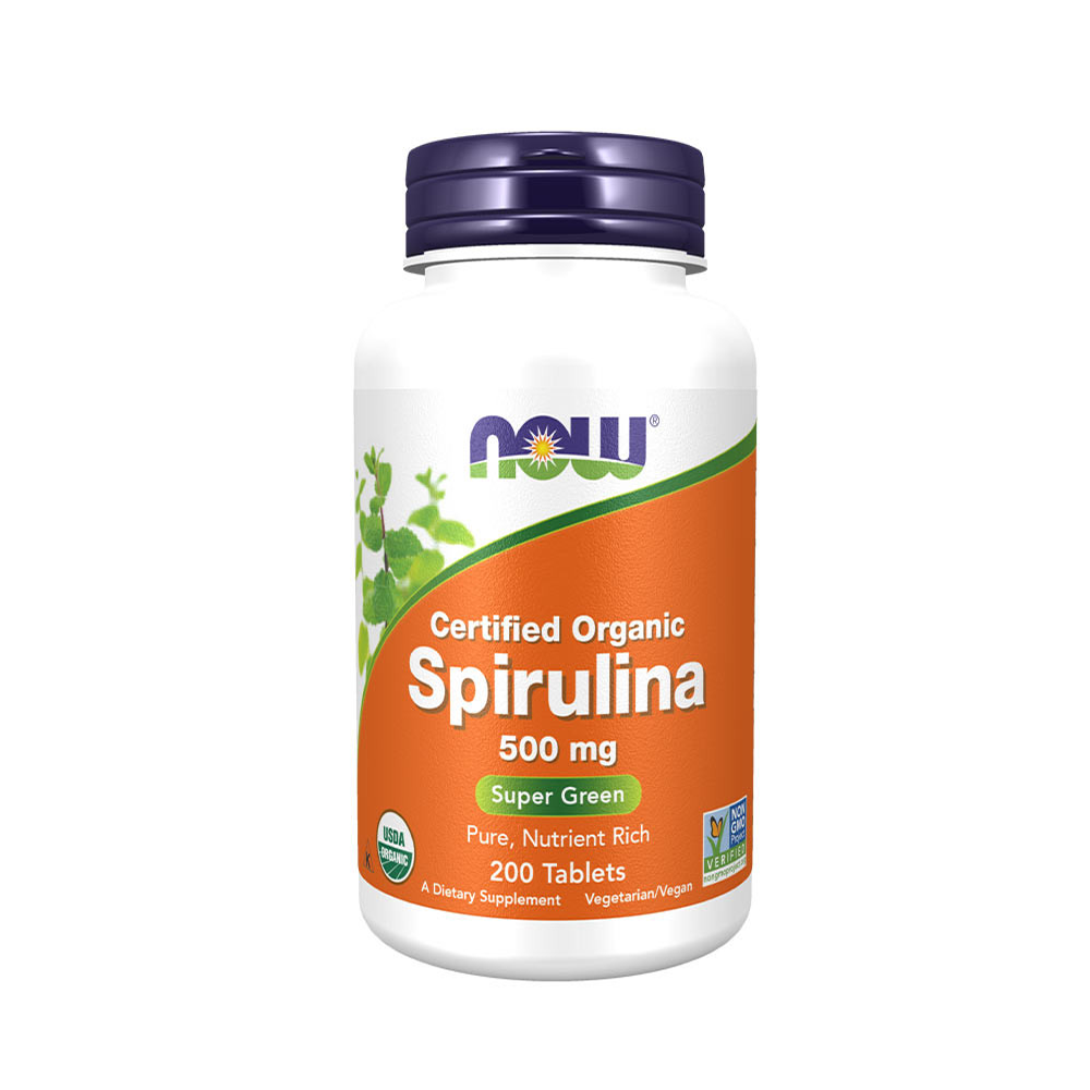 NOW SPIRULINA 500MG 200 TABLETS