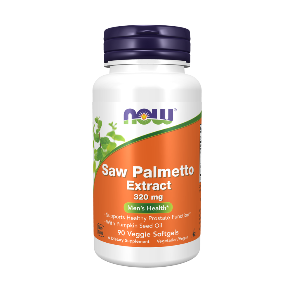 NOW SAW PALMETTO EXTRACT 320MG 90 VEG SOFTGELS