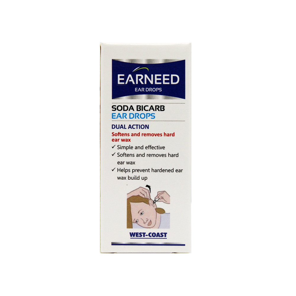 EARNEED SODA BICARB EAR DROPS 15ML