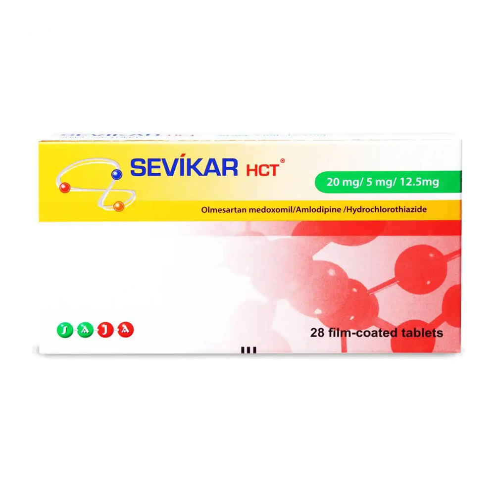 SEVIKAR HCT 20/5/12.5 MG FC 28 TAB