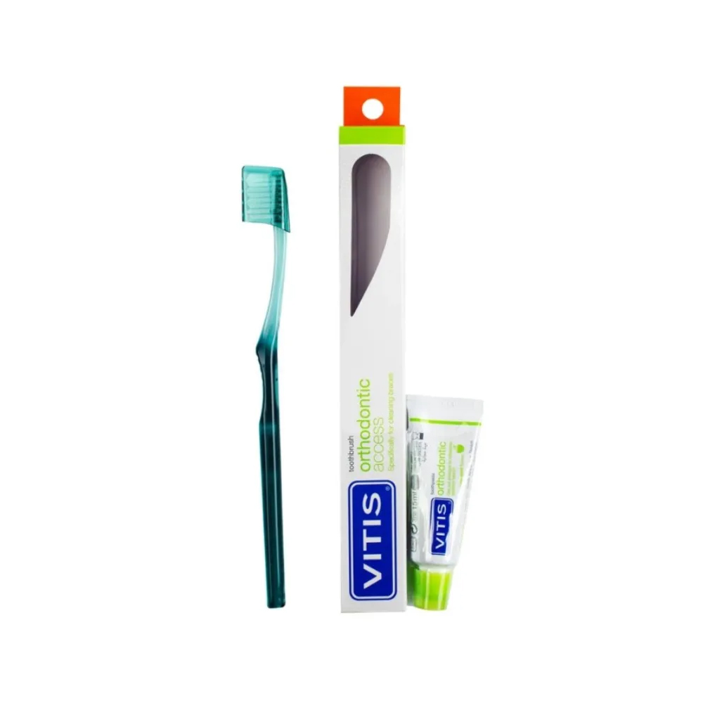 Vitis Orthodonitic Access Toothbrush+Toothpaste 15Ml