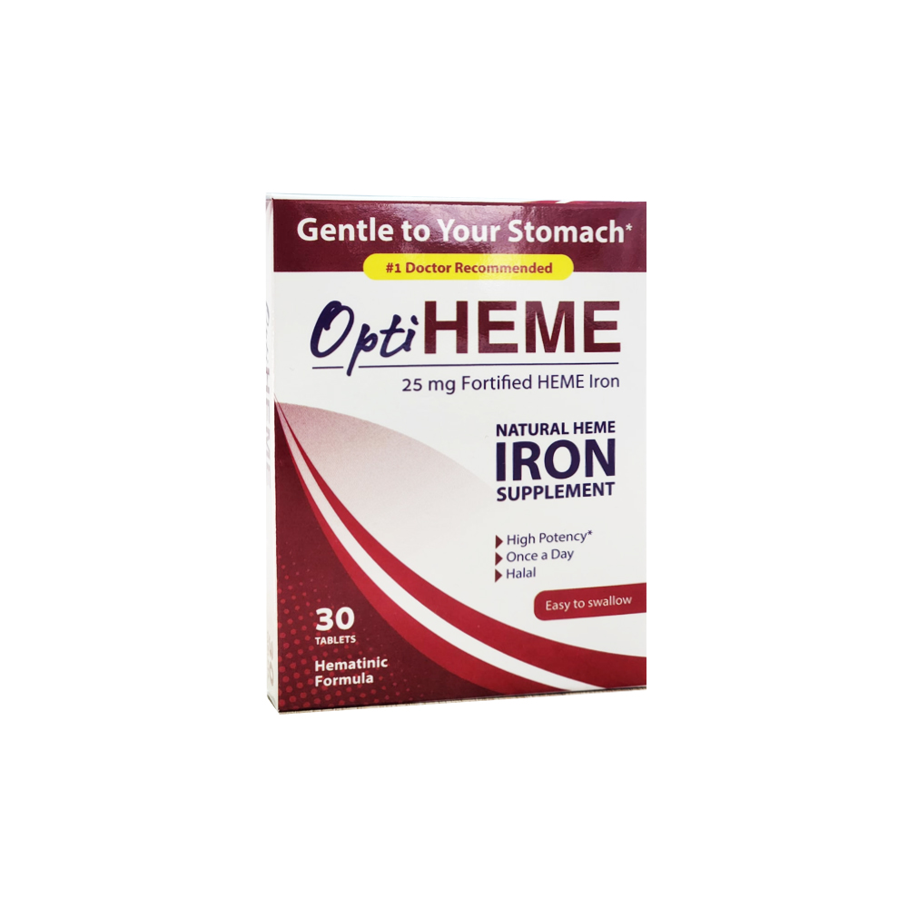 Opti Heme Iron 30 Tablets Pharmazone