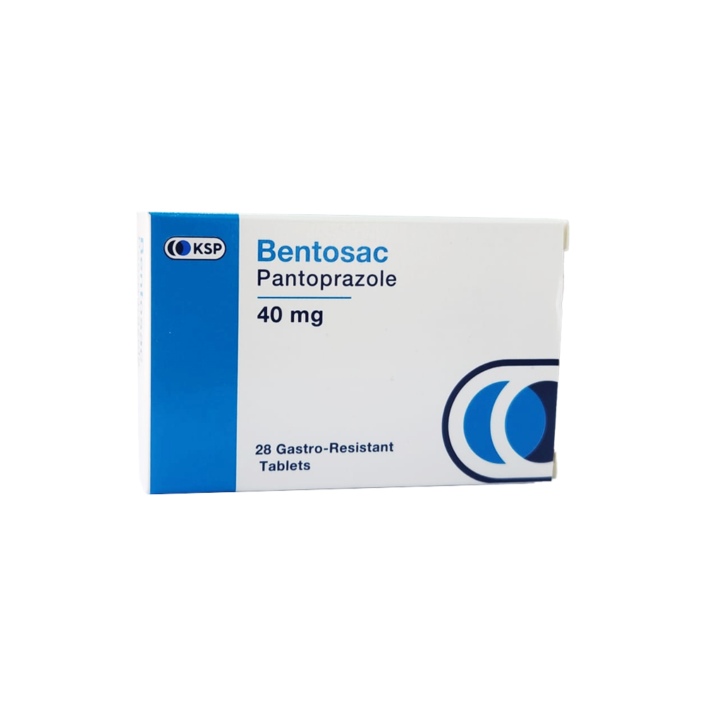 Bentosac Pantoprazole 40Mg 28 Tablets