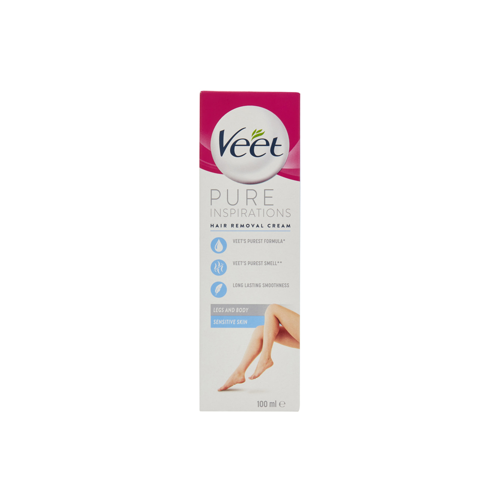Veet Pure Legs & Body Hair And Removal Cream 100ML
