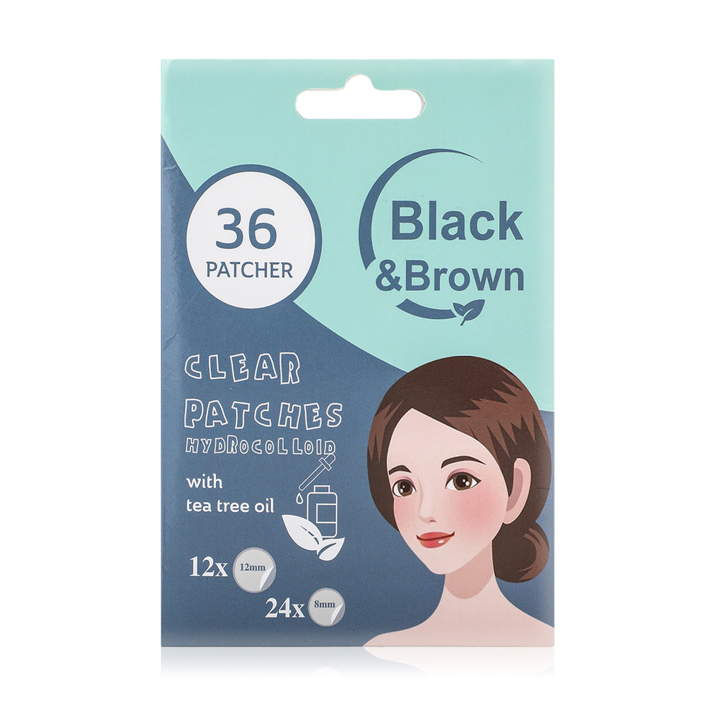 Black & Brown Clear Patches 36 Patcher
