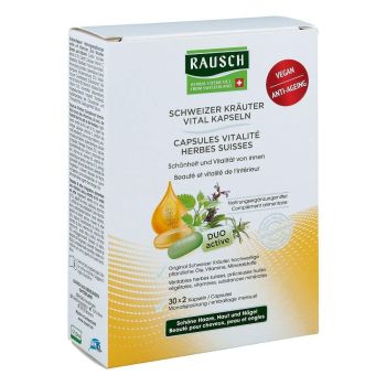 RAUSCH SWISS HERBAL VITALITY 30X2 CAPSULES