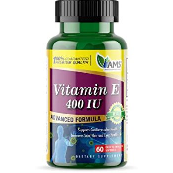 AMS VITAMIN-E 400IU (180MG) 60 SOFT GELS