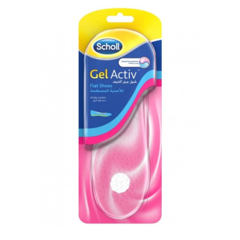 SCHOLL GEL ACTIVE FLAT SHOES