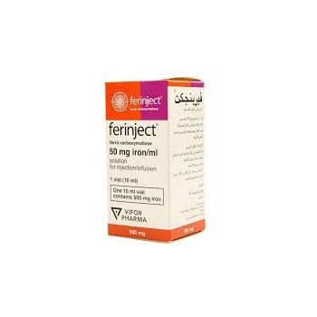FERINJECT 50MG IRON/ML 1X10ML VIAL – Pharmazone