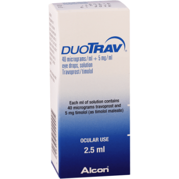 DUOTRAV EYE DROPS 2.5ML