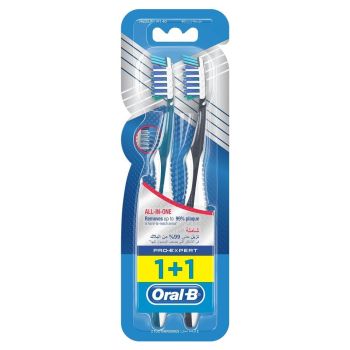 ORAL-B PRO-EXPERT EXTRA CLEAN 1+1 40M TOOTHBRUSH 594595