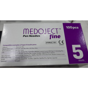 MEDOJECT PEN NEEDLES FINE 0.25X5MM 31G