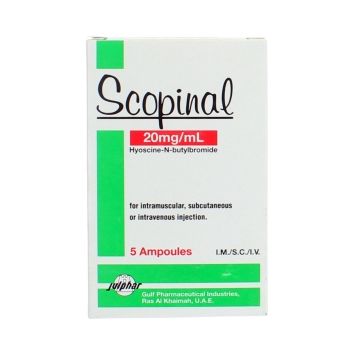 SCOPINAL INJECTION 20MG/ML 5 AMP
