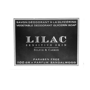 LILAC SULFUR & CARBON SOAP 100GR