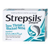 STREPSILS SORE THROTH & BLOCKED NOSE MENTHOL 24 LOZ